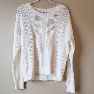 Gap white chunky sweater